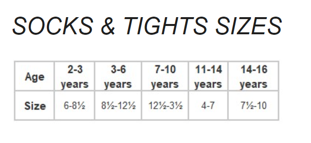 Marks and spencer tights size guide top